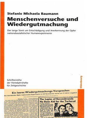 cover image of Menschenversuche und Wiedergutmachung